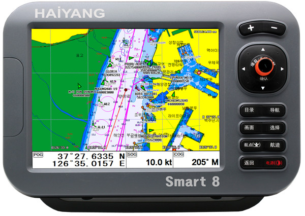 韩国海洋HD-880C二合一导航仪 船用GPS导航系统
