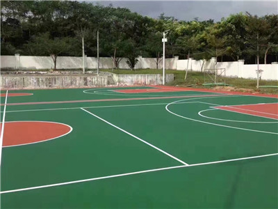 上海硅PU篮球场施工厂家
