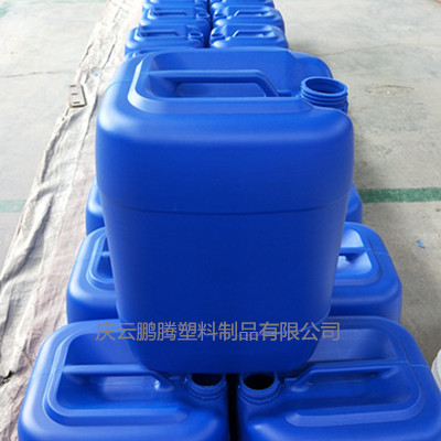 鹏腾制罐供应25升蓝色方塑料桶