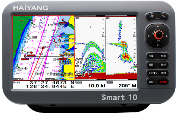 韩国海洋 HD-1000CF三合一海图导航仪