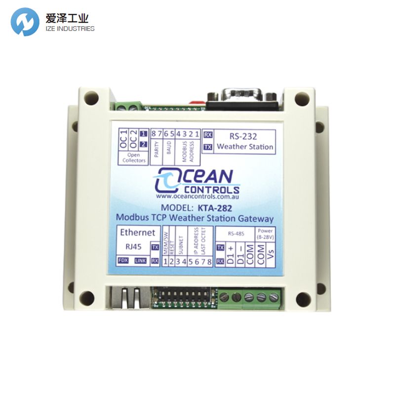 OCEAN CONTROL Modbus TCP气象站网关KTA-282