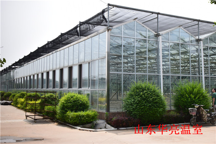 玻璃温室大棚的原理/连栋玻璃温室/华亮玻璃温室设计公司