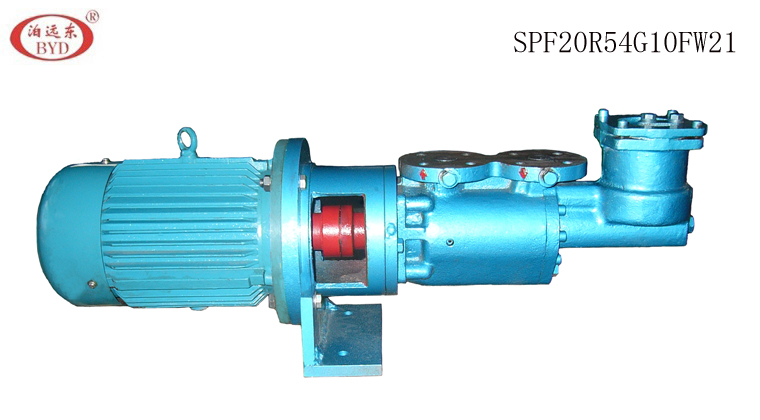 锅炉重油燃油泵SPF40R46G10W21型螺杆泵