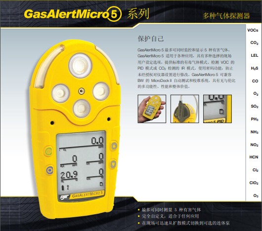 进口BW M5工业气体检测仪