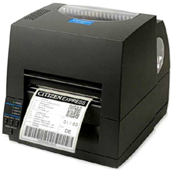 西铁城S621C不干胶打印机 水洗唛合格证服装吊牌条码打印机 固定资产标签打印机