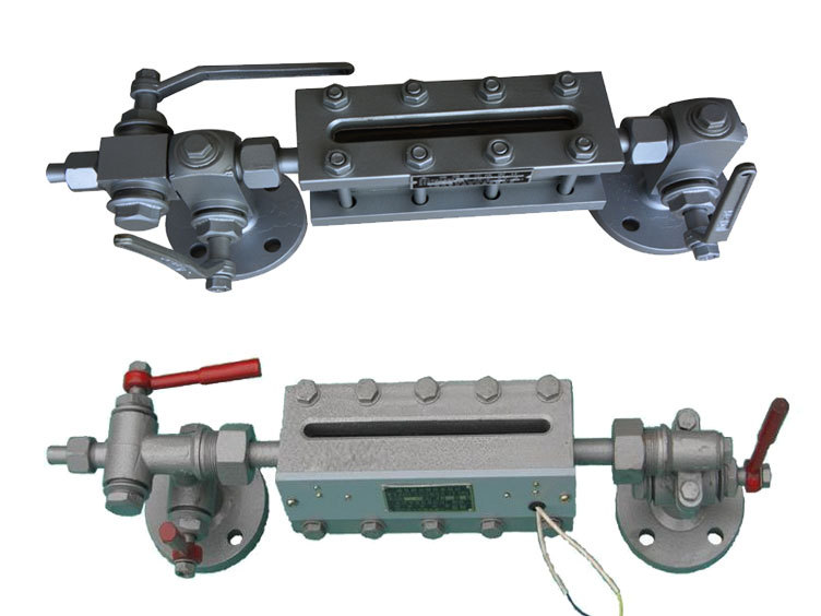 锅炉双色水位计 北京透反射式双色水位B49X-2.5 石英管平板液位计
