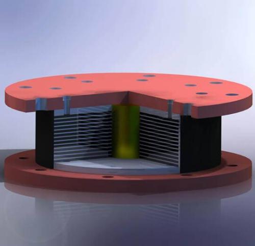 铅芯橡胶支座组图A石狮市LRB橡胶支座安装