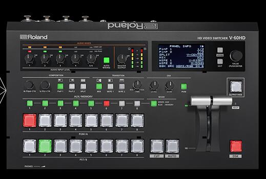 ROLAND罗兰V-60HD HD 6路高清视频切换台