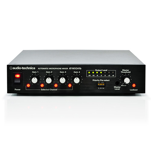 重庆代理商供应audio-technica铁三角AT-MX341B4通道智能混音器