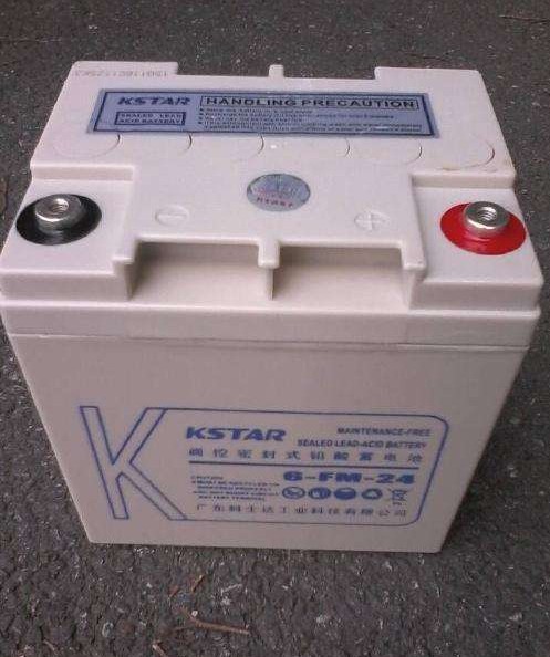KSTAR蓄电池6-FM-24/12V24AH参数报价