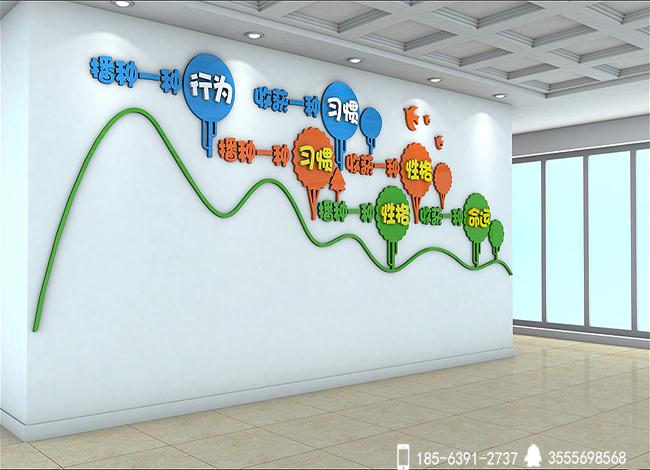 青岛校园形象墙设计方案 青岛校园文化墙设计方案