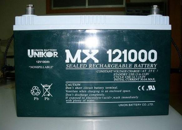 友联蓄电池MX12-1000正品价格