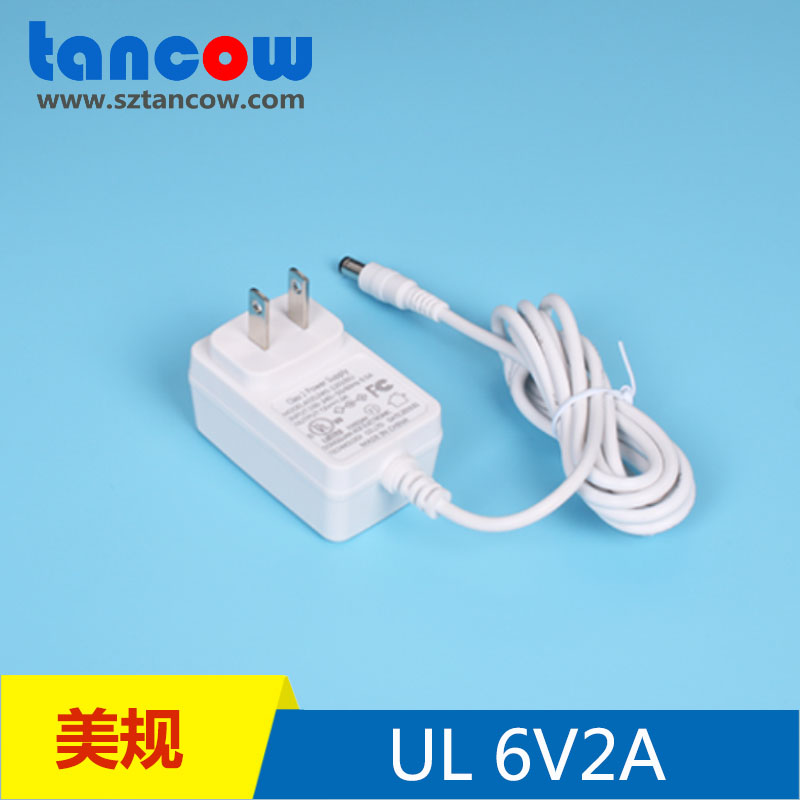 6V2A电源适配器 UL1310家电标准 血压计6V1.5A电源适配器