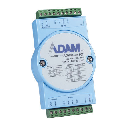 研华 ADAM-4510I RS-422/RS-485宽温中继器