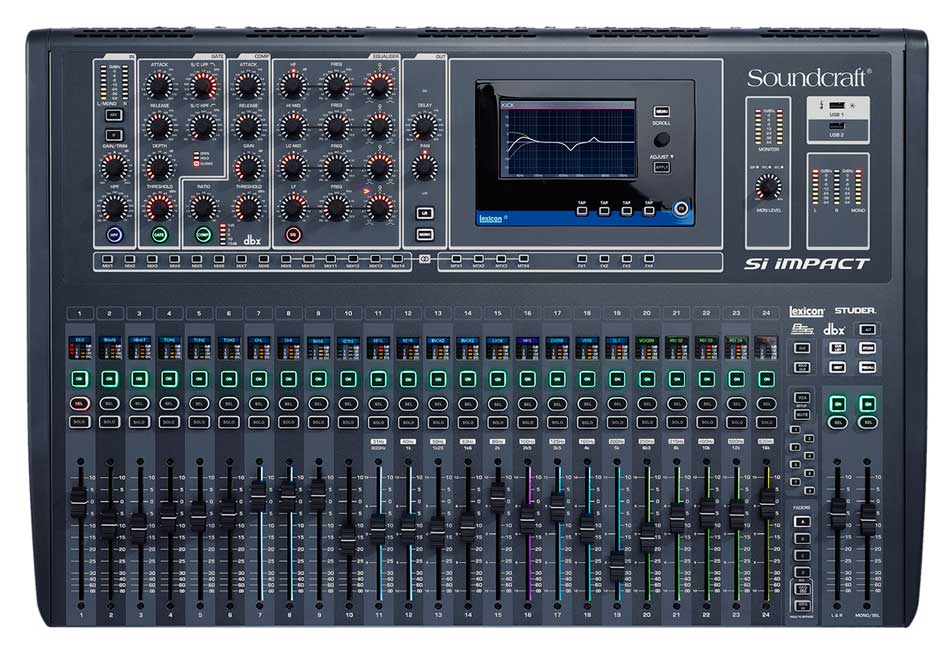 Soundcraft声艺Si Impact 32路数字调音台