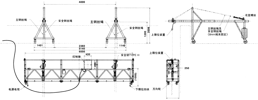 东莞望牛墩吊篮出租幕墙玻璃安装