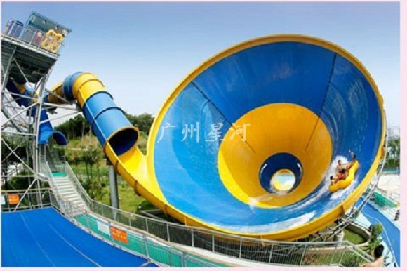 西藏水上游乐设施生产厂家_贵州水上乐园儿童戏水设备_星河大喇叭滑梯