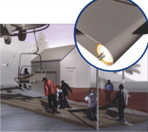 BRECOFLEX提供的一种瓷砖聚氨酯同步带式输送设备