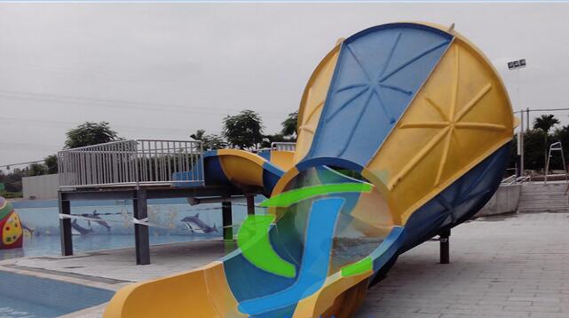 重庆水上乐园游乐设备儿童小喇叭滑梯
