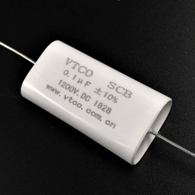 全新VTCO 1200VDC0.1UF 薄膜无感吸收电容 轴向引线 1200V0.1uf