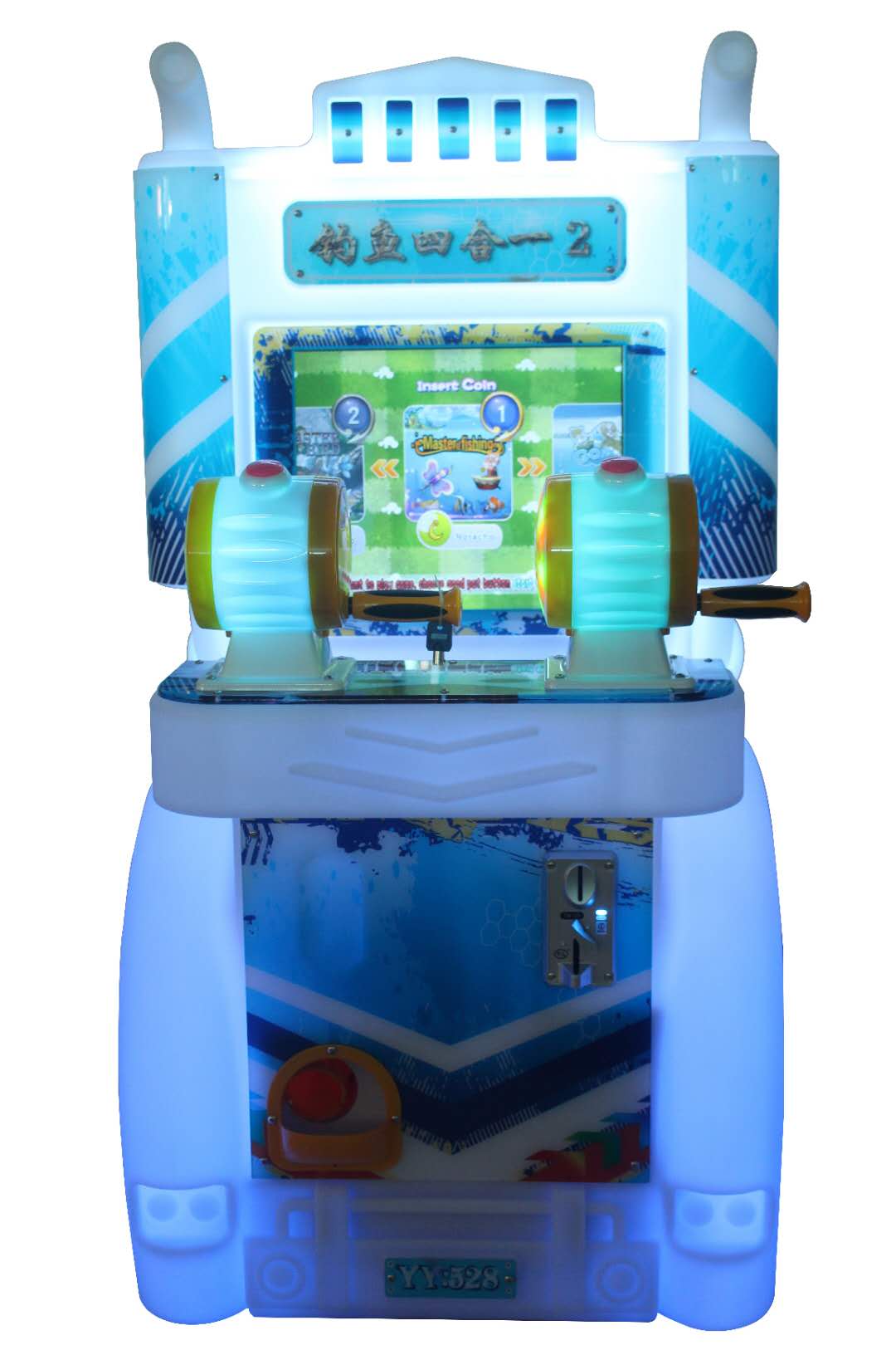 怡天新款儿童游戏机钓鱼五合一电玩娱乐设备厂家直销