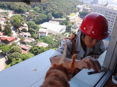 东莞中堂镇高空飘窗渗水防水