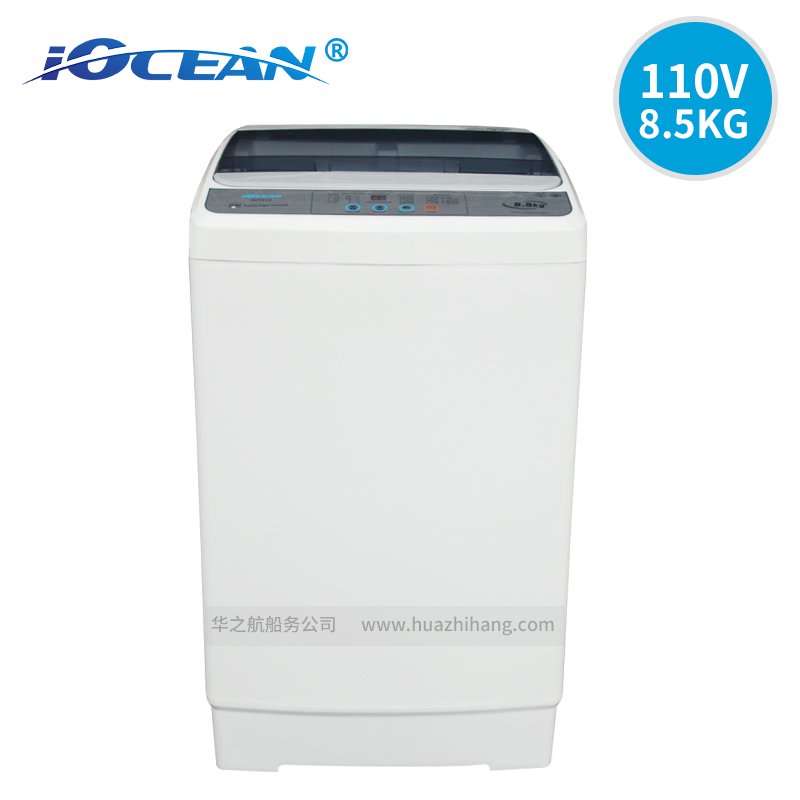 供应IOCEAN欧圣恩110V 60Hz全自动波轮洗衣机8.5KG OCF811