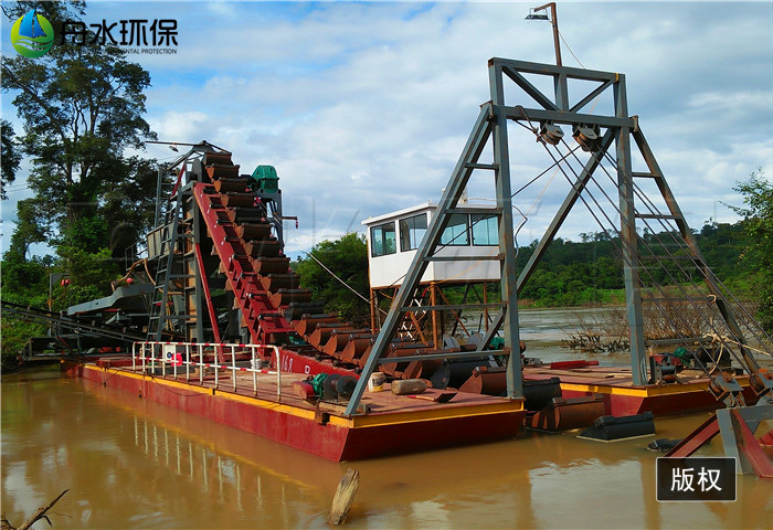 河道淘金设备 江河淘金船 采金船淘金船