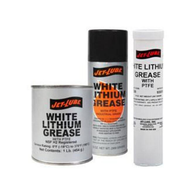 中国代理 jet-lube WHITE LITHIUM GREASE ? PTFE 通用润滑脂