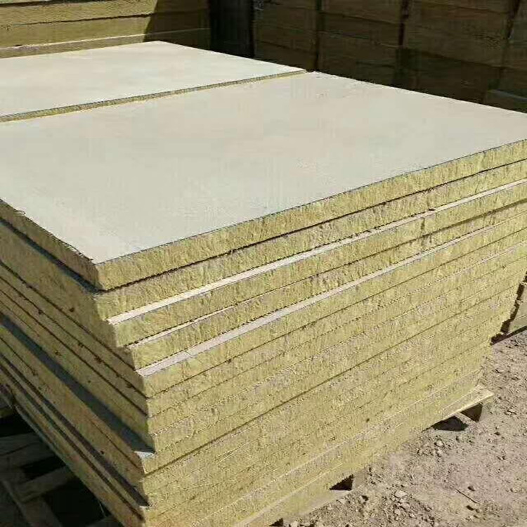 厂家供应-水泥复合岩棉板/砂浆竖丝岩棉复合板