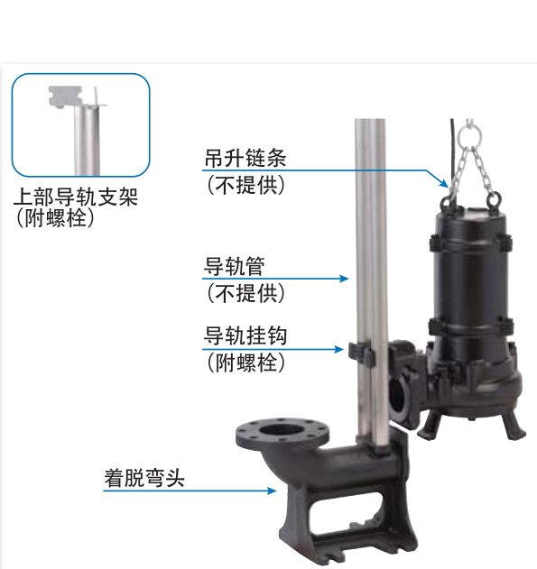 鹤见200NH潜水污水提升泵