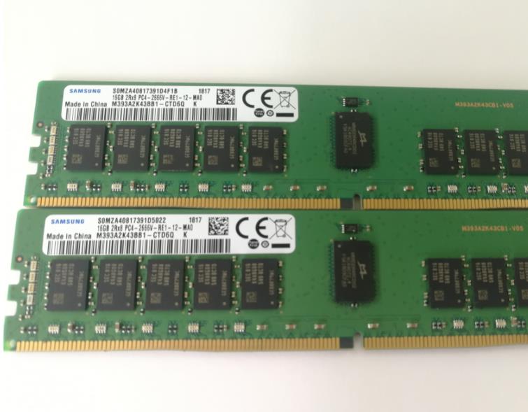 三星全新DDR4 16G 2RX8 2666V REG M393A2K43CB2-CTD服务器内存