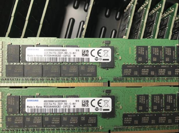 三星32G DDR4 2R*4 PC4 -2400T 2666V 2933Y ECC REG服务器内