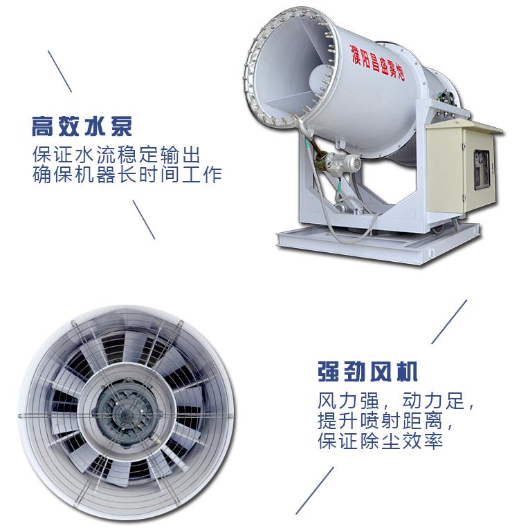 风送式喷雾机 煤场治理粉尘