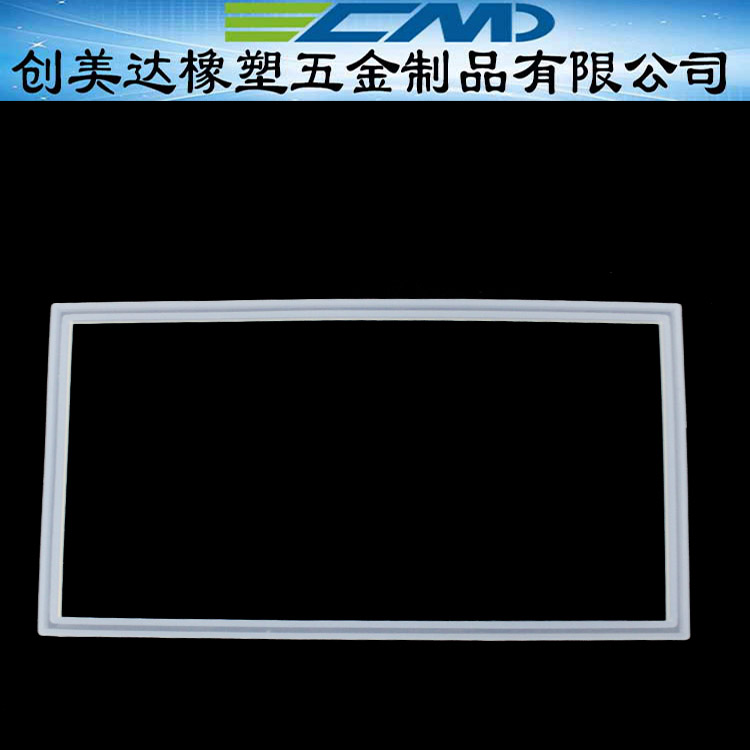 潮州洗衣机硅胶制品创美达厂家三水柔软高抗撕矩形硅胶垫圈销售价