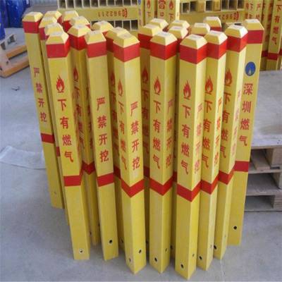 禁停标志桩图片 玻璃钢标志桩厂家 光缆转角桩耐老化
