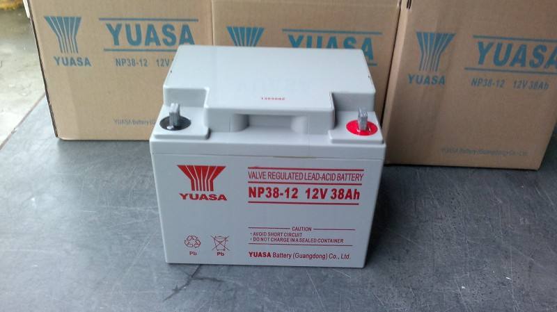 全新汤浅蓄电池12V38AH