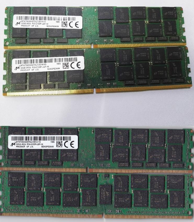 全新原厂镁光内存 服务器 DDR4 REG 32G 2133P LRDI 4RX4三年质保