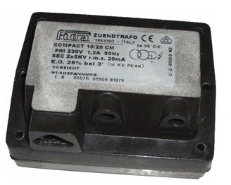飞达FIDA26KV点火变压器2*5KV26/48 8KV燃烧机变压器