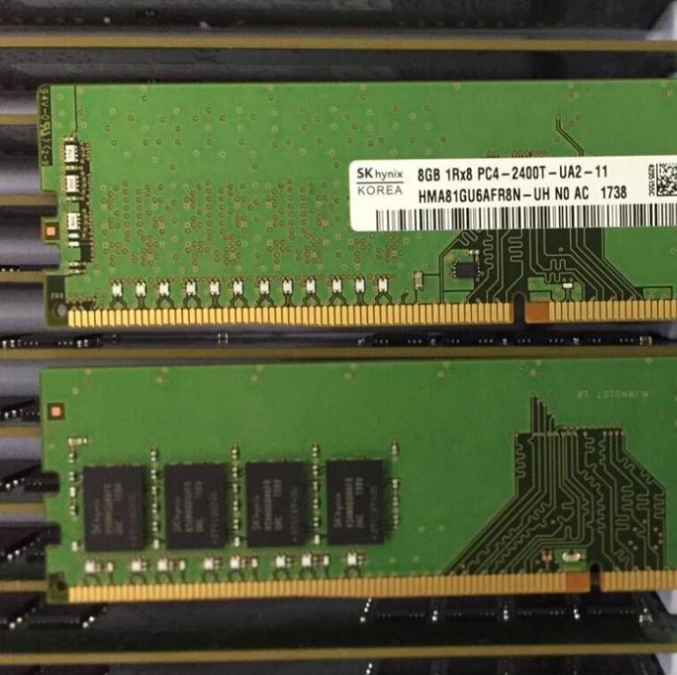 SK/现代8G DDR4 2400MHz 8GB台式机内存条PC4-19200U电压1.2V全新