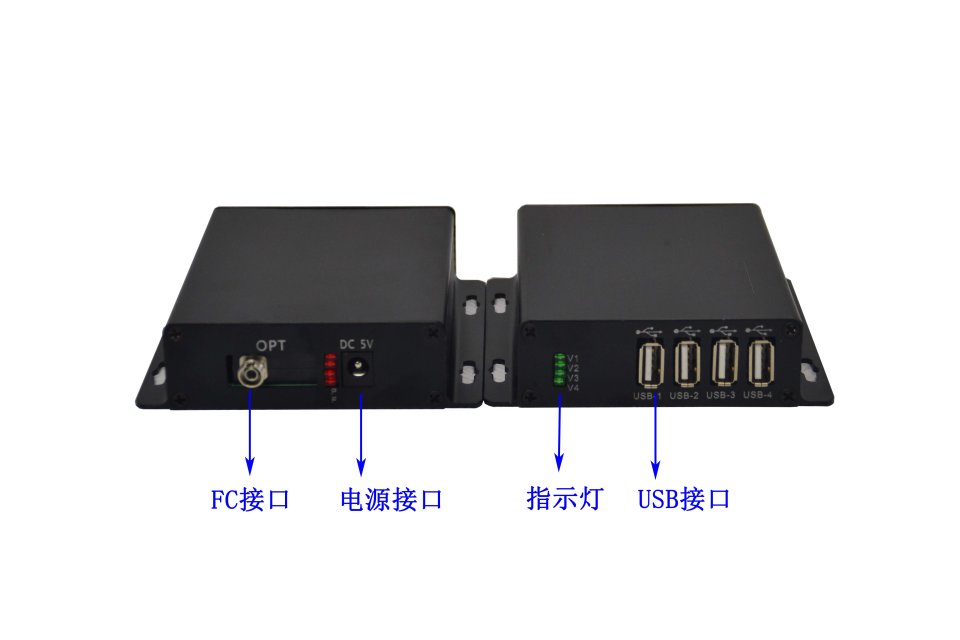 USB2.0单模单芯光端机