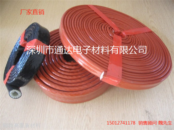 广东厂家直销耐高温玻璃纤维防火套管 品质保证