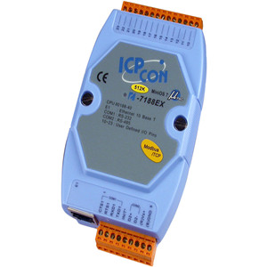 供应泓格I-7188EX-MTCP：Modbus TCP网关，MiniOS7可扩展型控制器，COM*