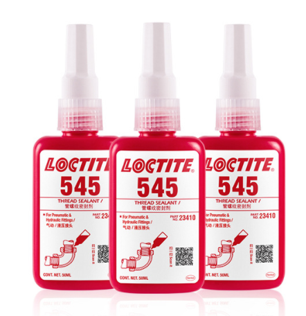 乐泰Loctite545液压气动管道螺纹密封锁固密封胶机械螺丝固化胶水