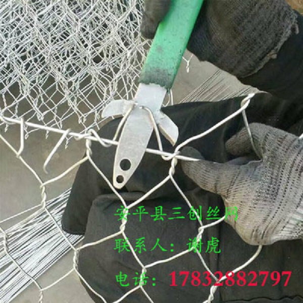 三创石笼网厂 安平县石笼网厂家 新型石笼网生产厂家