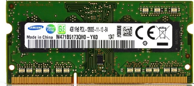三星4G DDR3L 1600MHz 4GB笔记本内存条PC3L-12800S低电压1.35V