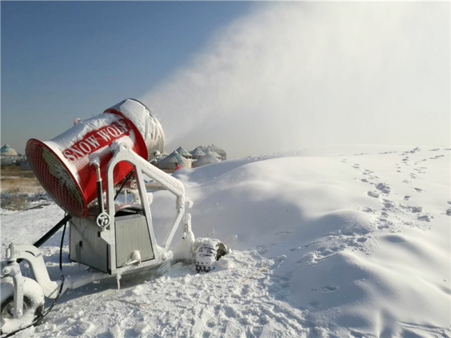 景区滑雪场大造雪量高温制雪机设备价格 河南造雪机厂家现货供应 
