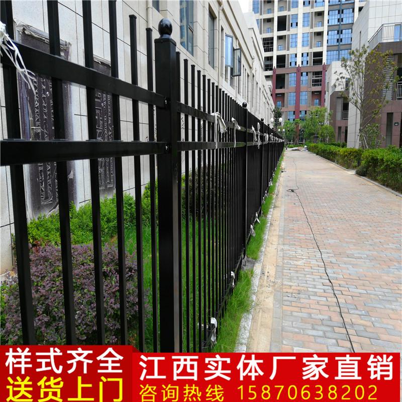 上饶余干厂区围栅围墙南昌科技园围墙栏杆 江西南昌锌钢栅栏护栏厂家