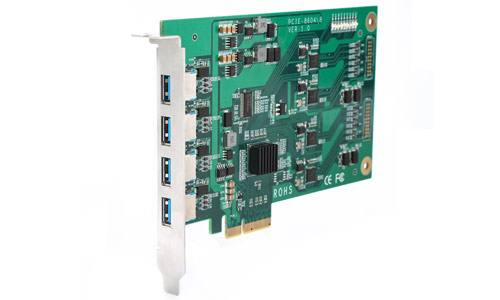 PCIe-8604 USB3.0图像采集卡无需额外供电机器视觉智能相机网卡