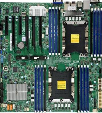 超微原装全新 X11DAI-N LGA3647 C621 双路图片工作站服务器主板 